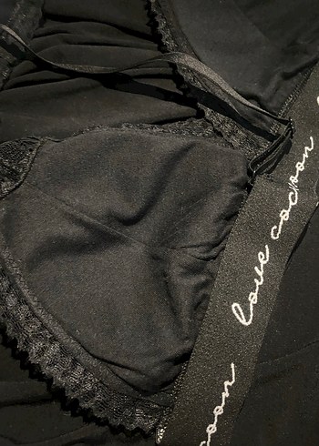 Siyah sütyen gibi gözüken bralet - Görsel 7