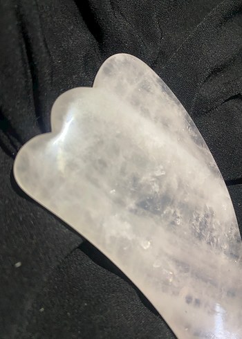 Doğal Kristal Yüz Masaj Taşı - Görsel 2