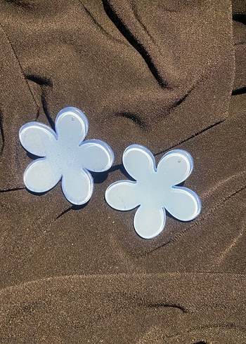 Mini Gri Kareli Payetli Küpe - Görsel 11