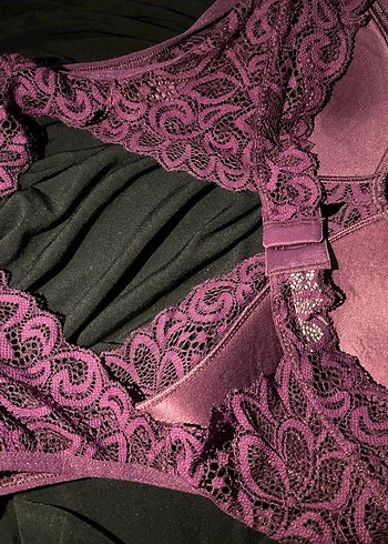 Mor Dantelli Gotik Bralet - Görsel 6