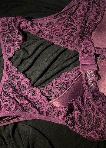 Mor Dantelli Gotik Bralet - Görsel 5