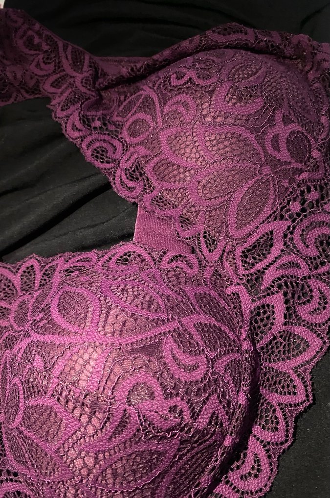 Mor Dantelli Gotik Bralet - Görsel 2