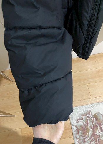 Siyah Mini Fermuarlı Kısa Kadın Kışlık Ceket - Görsel 11