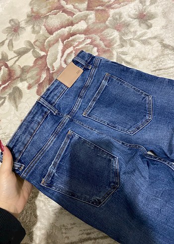 Kadın Mavi Skinny Denim Jean - Görsel 5