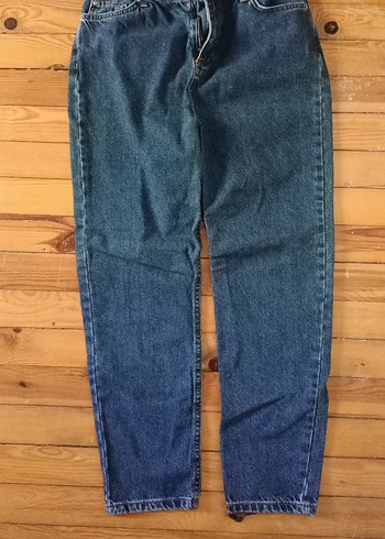 Lacivert Midi Kadın Jean Pantolon