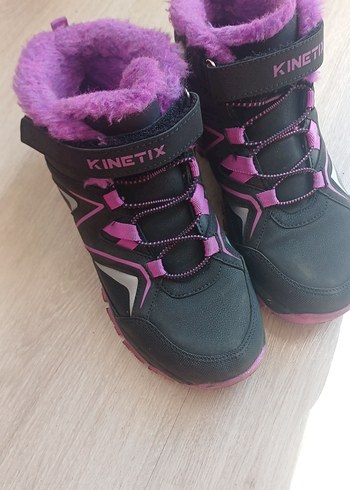 Kinetix Kız Çocuk Mor Sneaker Bot hasarsız içi yünlü - Görsel 3
