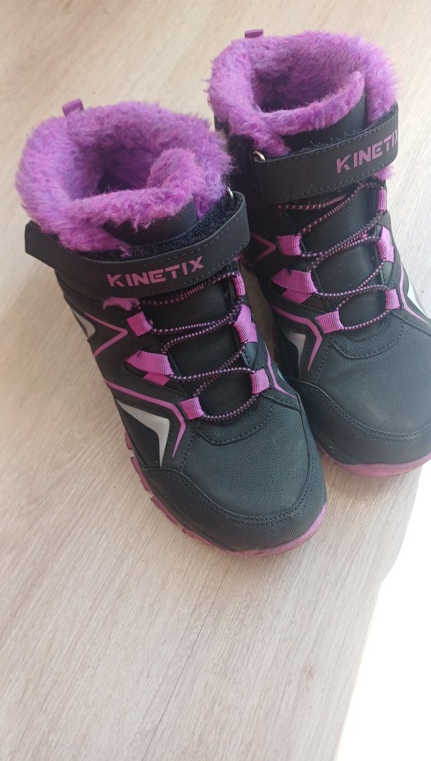 Kinetix Kız Çocuk Mor Sneaker Bot hasarsız içi yünlü - Görsel 3