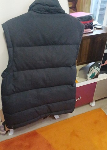 Mavi kaz tüyü yelek sıcacık tutar - Görsel 5