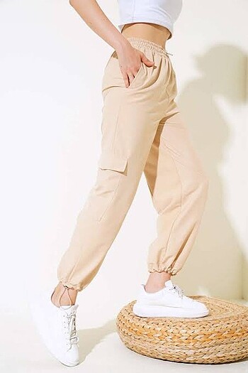 Bej Renk Kargo PANTALON