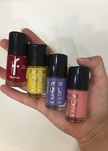 Flormar 7 Adet Flormar Çok Renkli Oje Seti