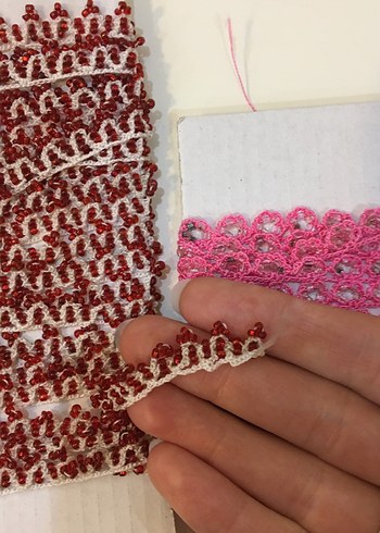 Tığ işi örülmüş boncuklar - Görsel 3