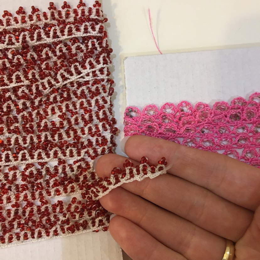 Tığ işi örülmüş boncuklar - Görsel 3