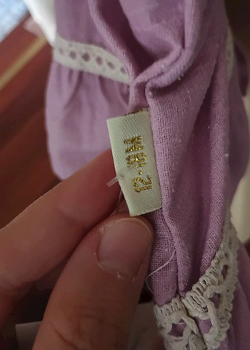 Kız Bebek lila  Fırfırlı Elbise - Görsel 3