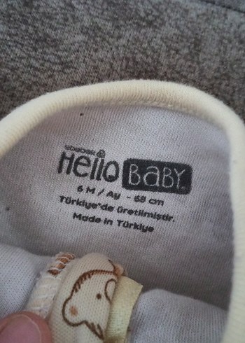 Uzun Kollu Fermuarlı Bebek Tulum - Görsel 3