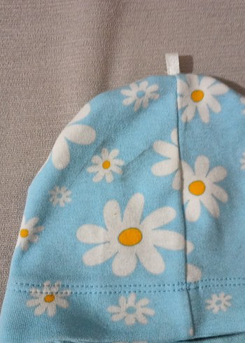 Çiçek Desenli Kapüşonlu Bebek Tulumu - Görsel 3