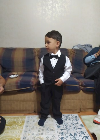 4 Yaş Beden Diger siyah Çocuk Takım Elbise