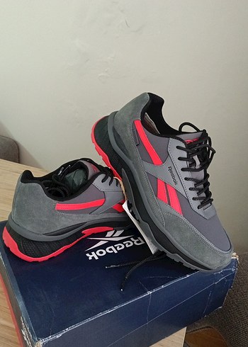 44 Beden gri Renk Gri Reebok Erkek Spor Ayakkabı Velcro
