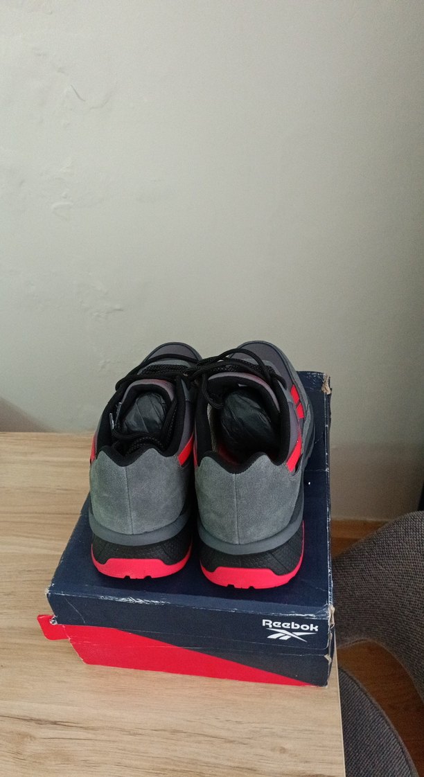 Gri Reebok Erkek Spor Ayakkabı Velcro - Görsel 5