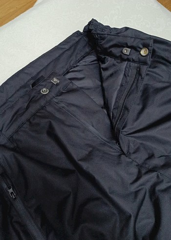 Erkek Siyah Fermuarlı Kayak Pantolonu - Görsel 3