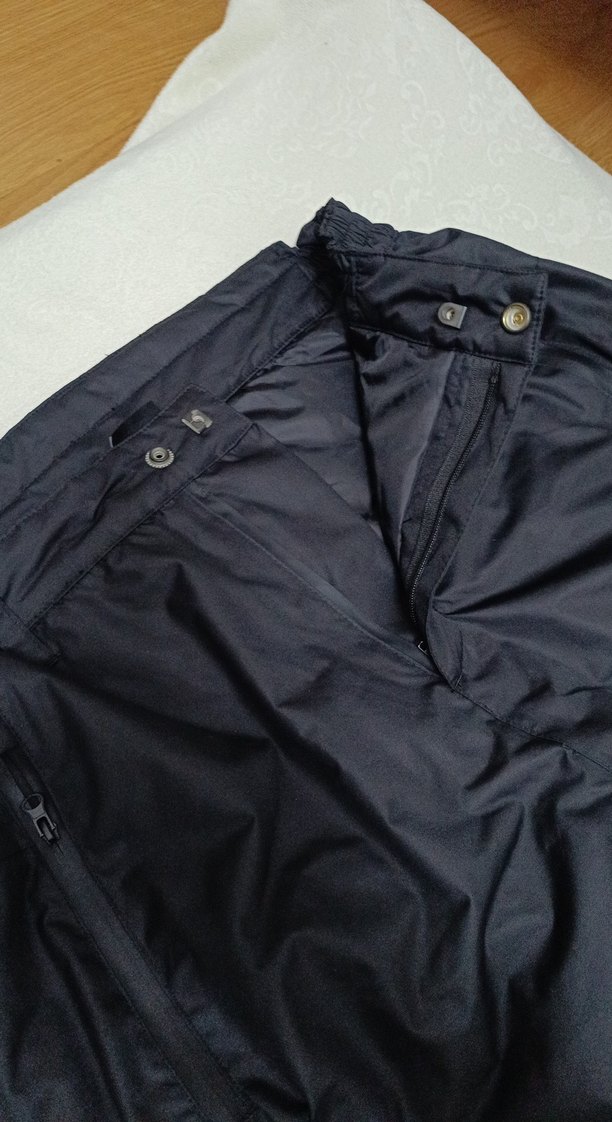 Erkek Siyah Fermuarlı Kayak Pantolonu - Görsel 3