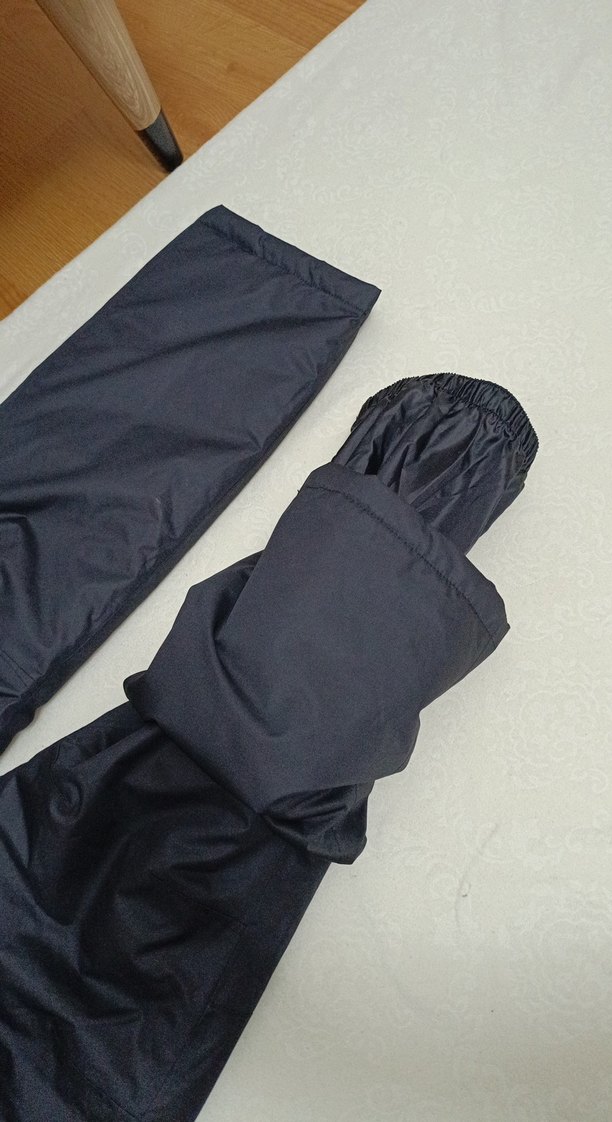 Erkek Siyah Fermuarlı Kayak Pantolonu - Görsel 5