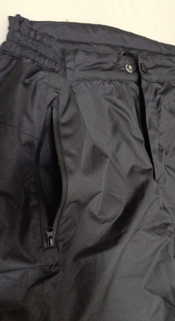 Erkek Siyah Fermuarlı Kayak Pantolonu - Görsel 2