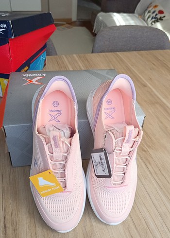 Çoçuk bağcıksız Pembe Spor Ayakkabı