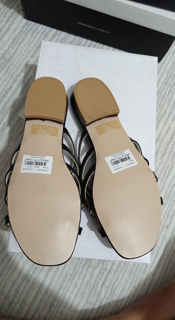 Nine West Siyah  Topuksuz Kadın Terlik - Görsel 2