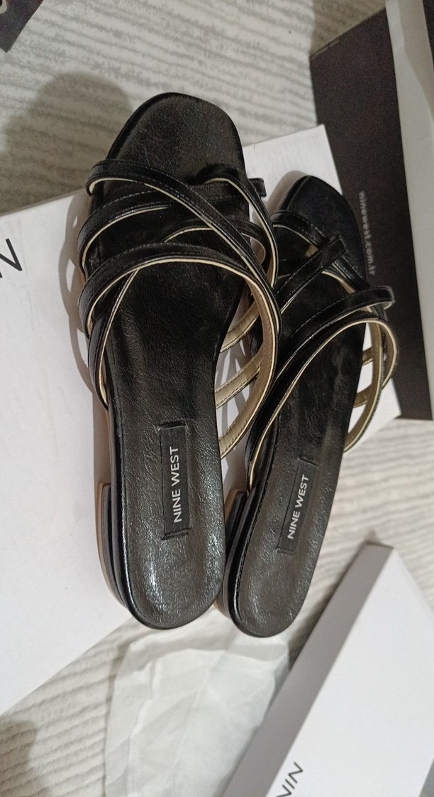 Nine West Siyah  Topuksuz Kadın Terlik - Görsel 4