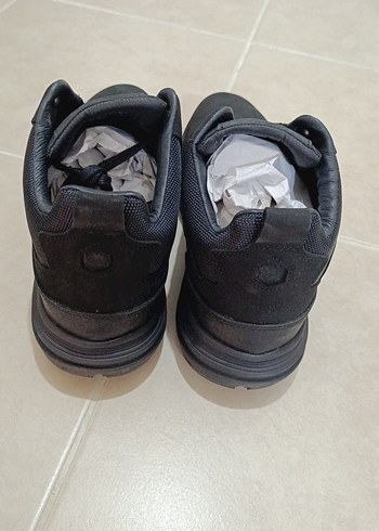 Erkek Siyah Bağcıklı  günlük Bot kışlık - Görsel 6