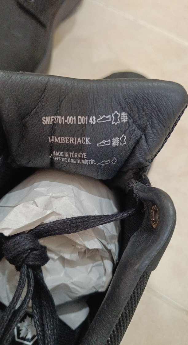 Erkek Siyah Bağcıklı  günlük Bot kışlık - Görsel 3