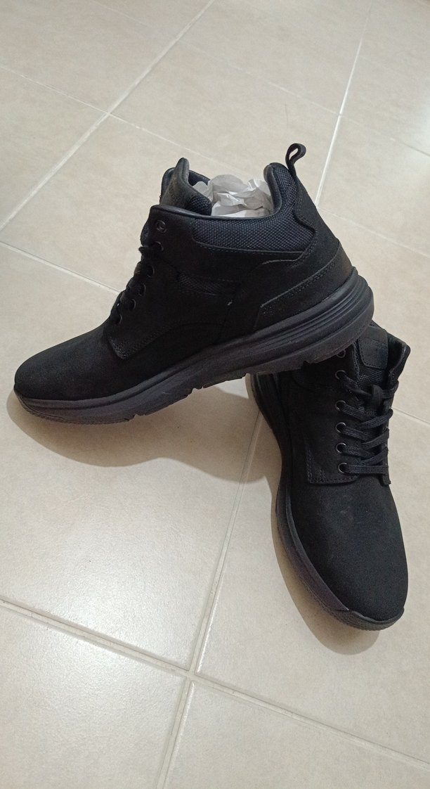 Siyah Bağcıklı Erkek Street Wear Bot hakiki deri 43 numara - Görsel 3