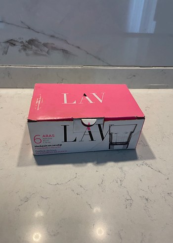 Lav Aras 6'lı Bardak Seti