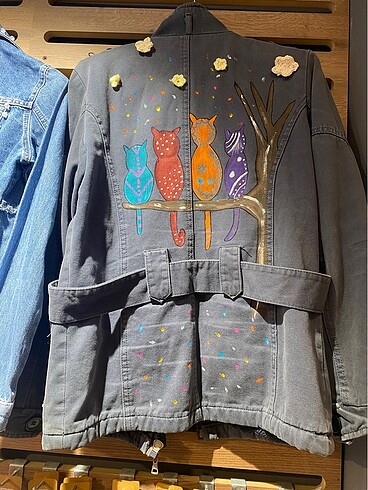 El çizimi Vintage kaban
