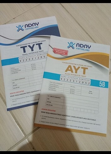 TYT AYT aday yayınları denemeleri