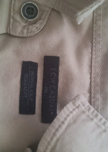 Bej Keten Erkek Gömlek - Görsel 6