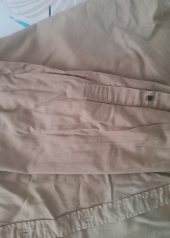 Bej Keten Erkek Gömlek - Görsel 5