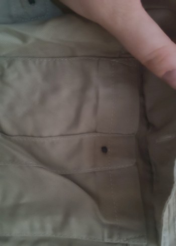 Bej Keten Erkek Gömlek - Görsel 2