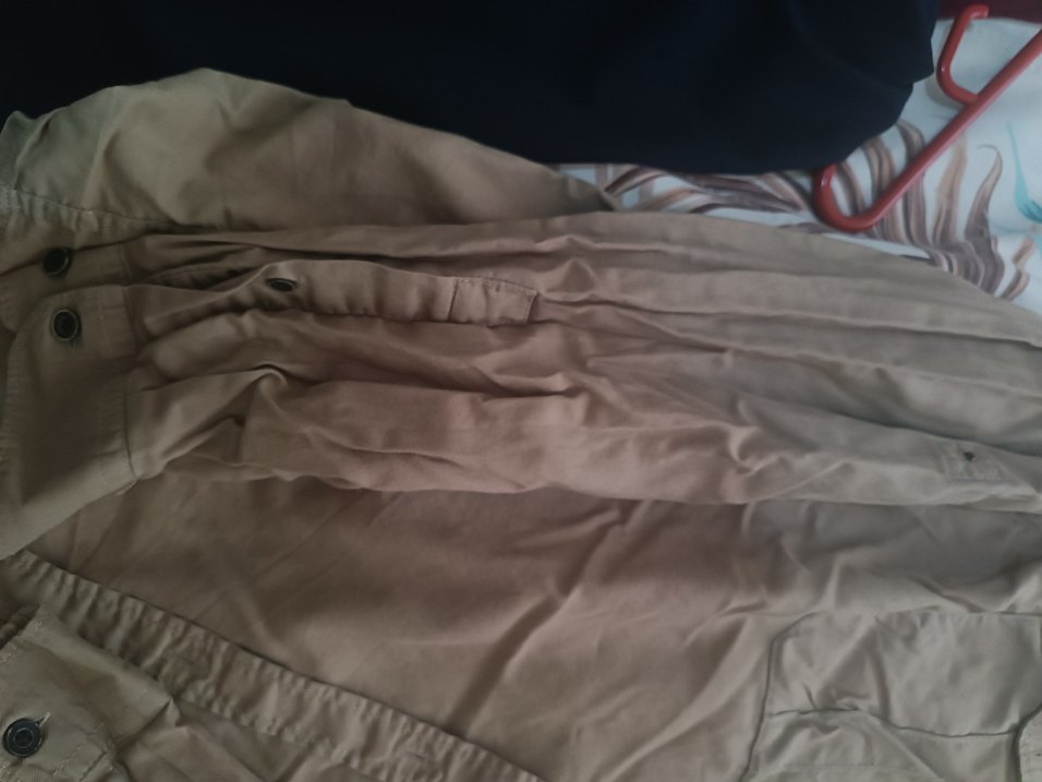 Bej Keten Erkek Gömlek - Görsel 4