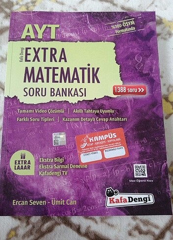 Kafadengi yayınları ayt extra matematik soru bankası 