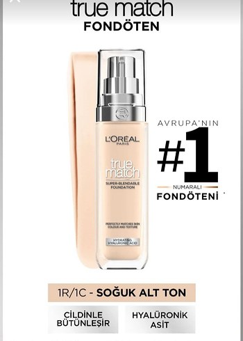 L'Oreal Paris True Match Fondöten