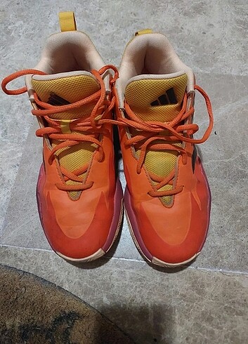 39 Beden turuncu Renk Orijinal Adidas 39 numara erkek basketbol ayakkabı