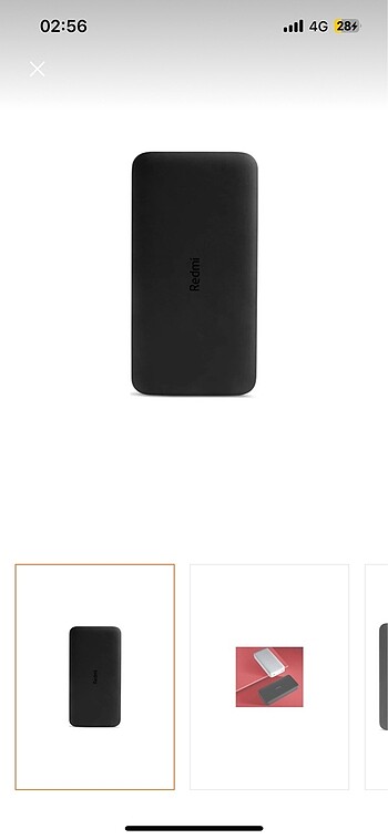 Redmi 2000 Mah Taşınabilir Hızlı Şarj Cihazı