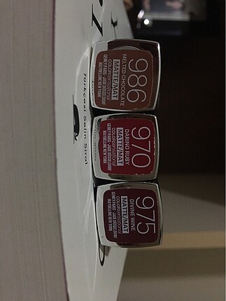 Maybelline Maybelline 986 & 970 & 975