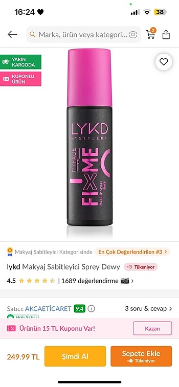 # makyaj sabitleyici #lykd makyaj sabitleyici