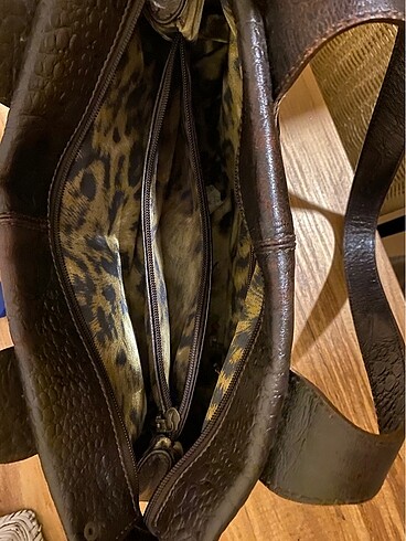 Vintage Kahverengi Çanta - Görsel 3