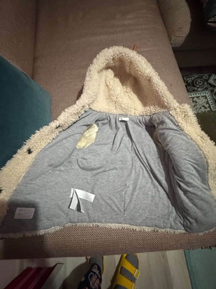 Mango Çocuk Peluş Mont - Görsel 2