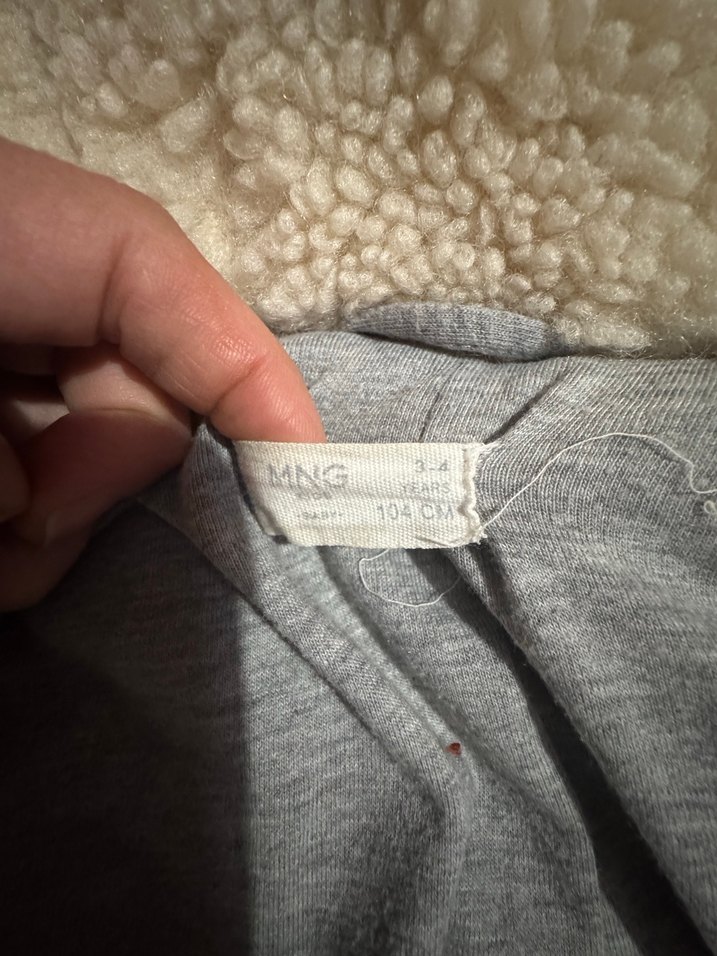 Mango Çocuk Peluş Mont - Görsel 3