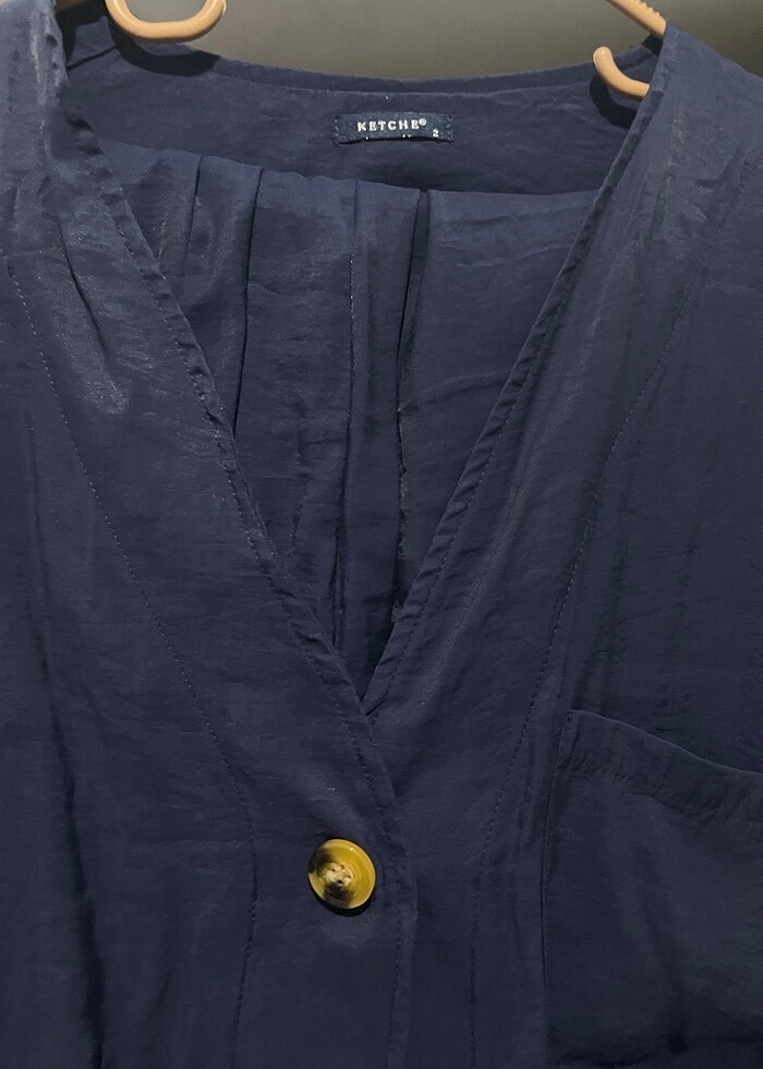 Düğme detaylı ikili takım - Görsel 3