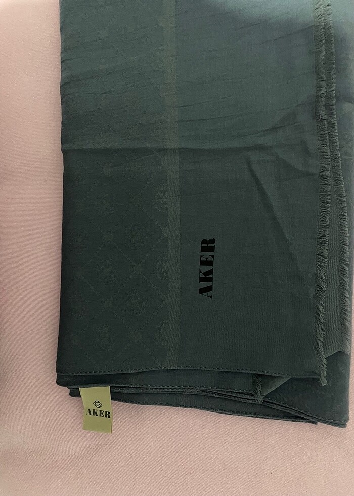 Orjinal Aker gri şal - Görsel 3